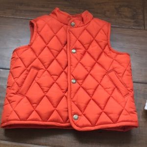 Janie and Jack orange vest